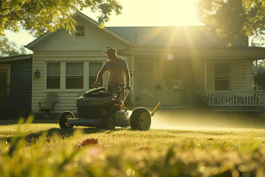 electric and battery lawn mowers