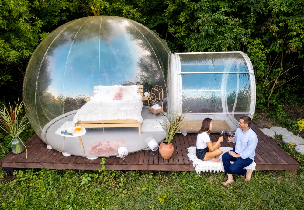 double bubble tent