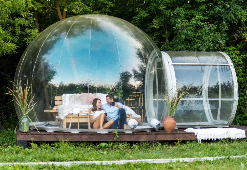 bubble tent glamping