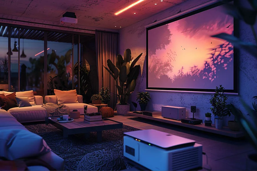 projector vs tv for home theater